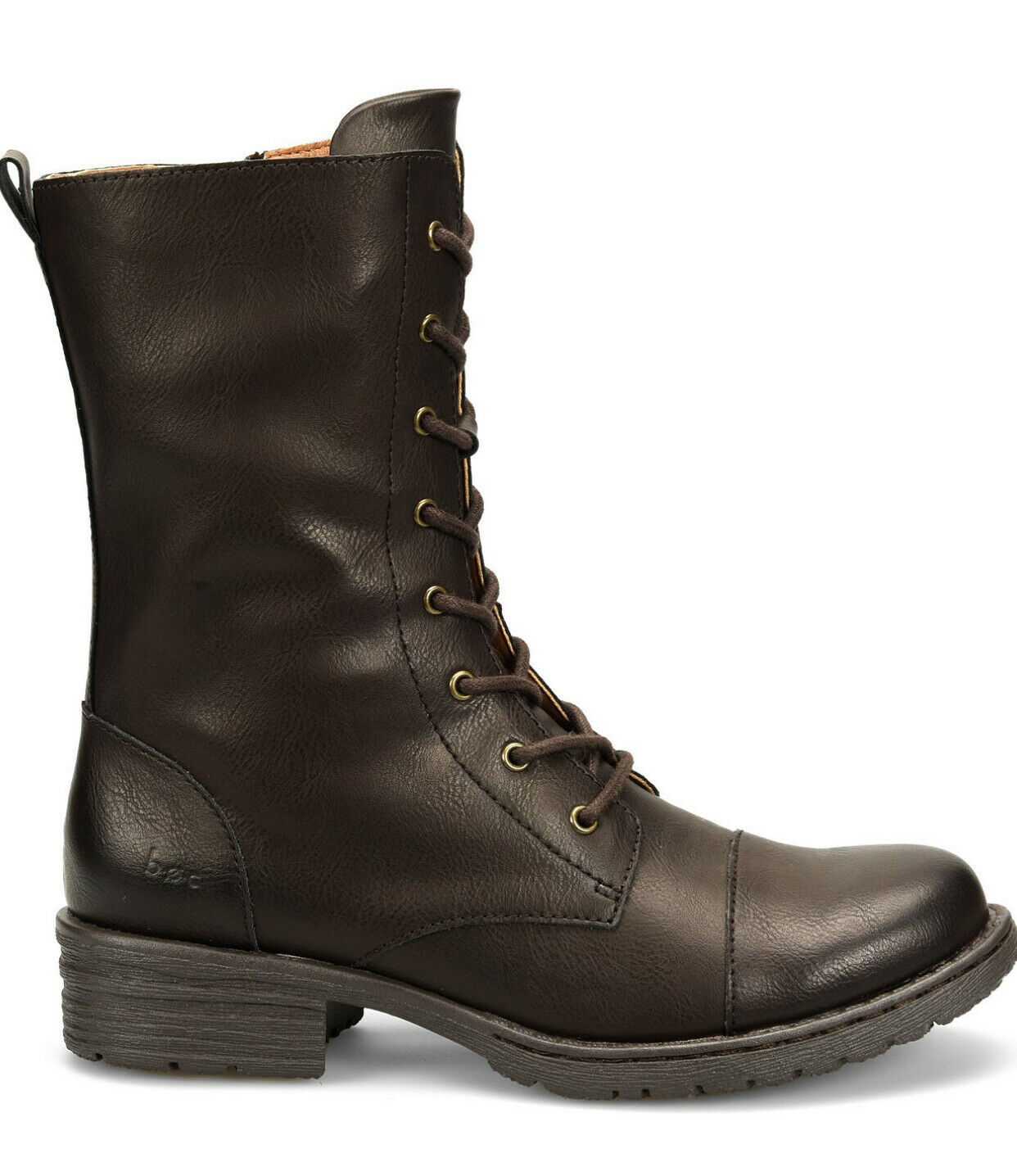 b.o.c. Women's Carissa Lace Up Booties   Color Dark Brown Size 6M