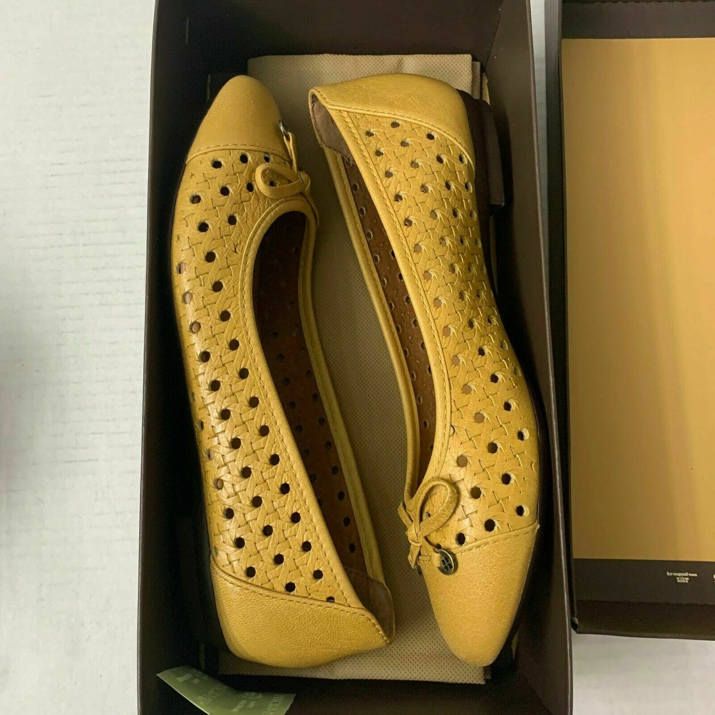 Patricia Nash Bettina Ballet Flats  Color Ochre Size 7M