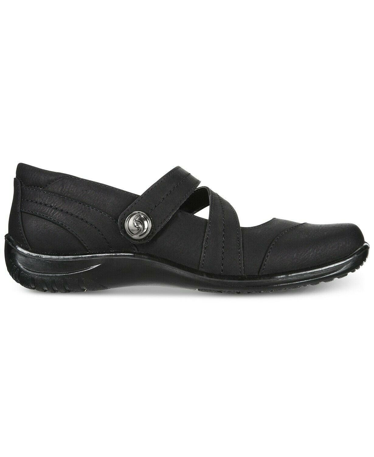 Easy Street Black Mary Flats Size 7 WW