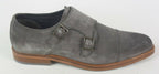 Alfani Men's Darius Monk-Strap Oxfords Shoes  Gray Size 7