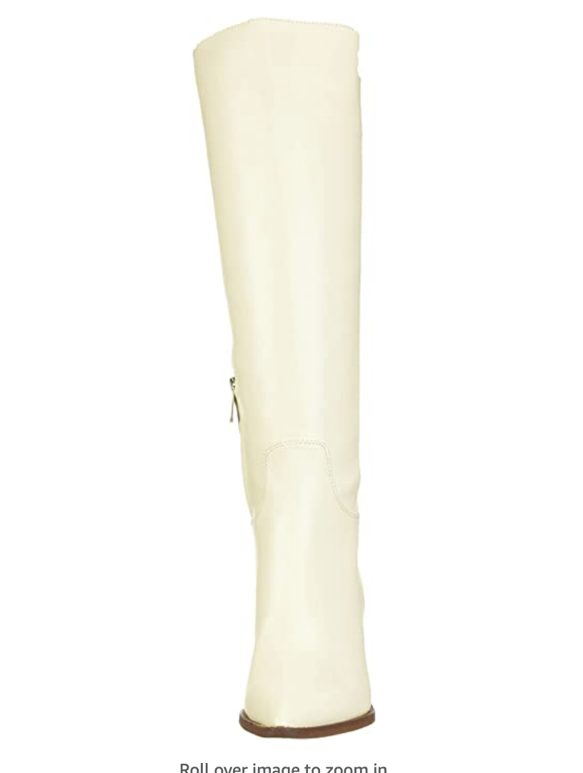 Sam Edelman Women's Lindsey Knee High Boot  Color: Modern Ivory Size: 11 M