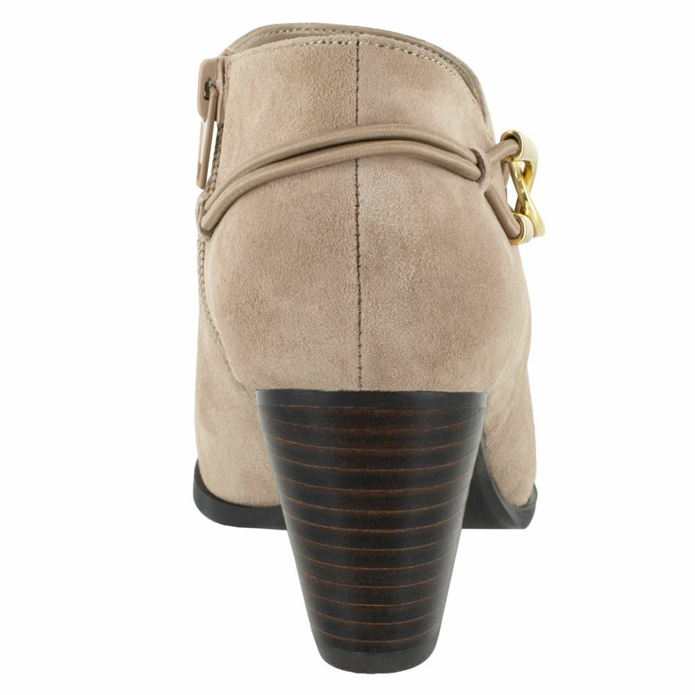 Rampage Basha Microsuede Bootie with Bow grey - Size 10M