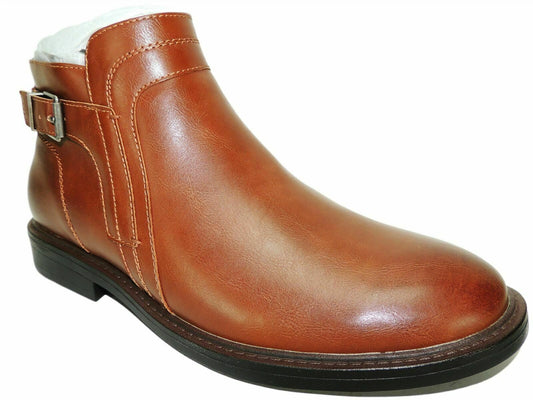 Alfani Men's Rogan Chelsea Boots Color Tan
