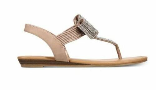 Material Girl Seana Fabric Open Toe Special Occasion Slingback Sandals Size 6M