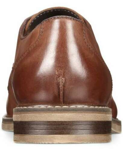 Alfani Men's Phillip Oxfords Lace-Up Dress Shoes  Tan Leather Size 13