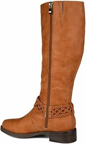 Journee Collection Women's Paisley Knee High Boots  Size 7M - Wide Calf