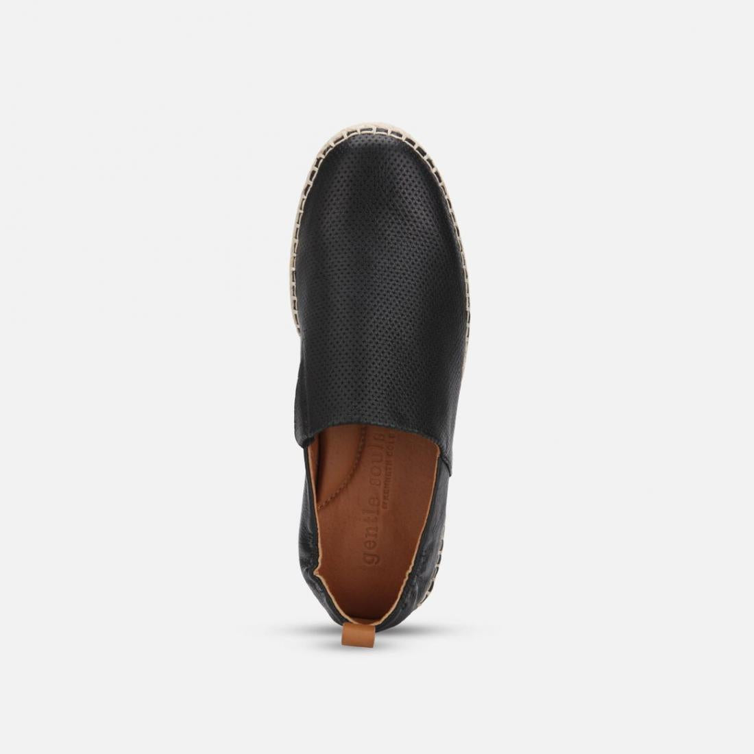 Gentle Souls by Kenneth Cole Women's Lee Wedged Flats Color Black Leather Size 9M